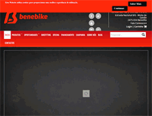 Tablet Screenshot of benebike.com